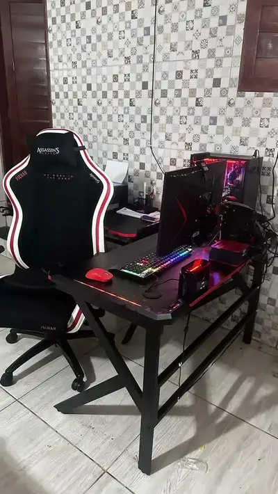 foto de Cadeira Gamer Pichau Omega S Assassins Creed Legacy Bk/red