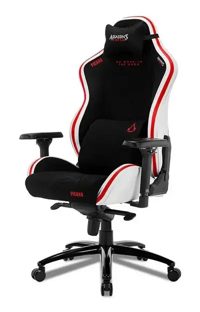 foto de Cadeira Gamer Pichau Omega S Assassins Creed Legacy Bk/red