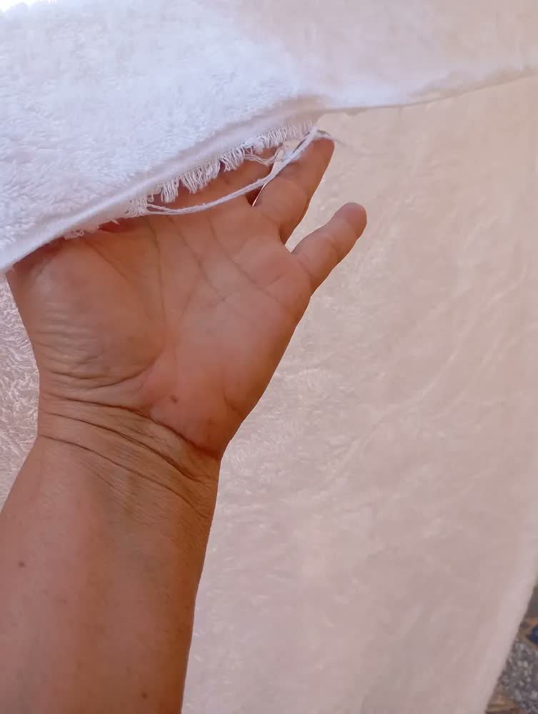 foto de Toalha De Banho Gigante Karsten Unika Algodão 86x150 Cor Branco