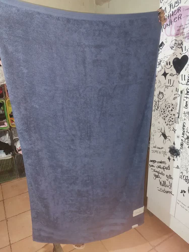 foto de Toalha De Banho Gigante Karsten Unika Algodão 86x150 Cor Branco