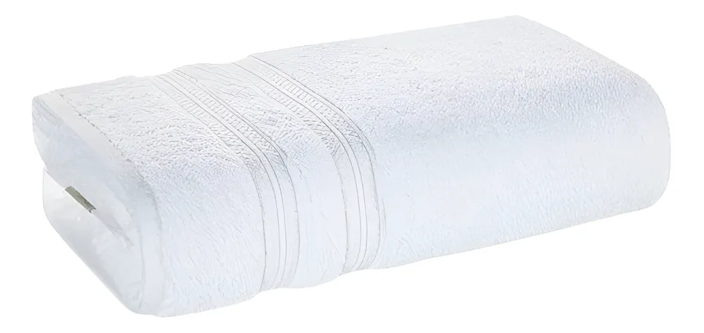 Toalha De Banho Gigante Karsten Unika Algodão 86x150 Cor Branco