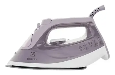 foto de Ferro de Passar Seco e vapor Electrolux base cerâmica Glissium vapor vertical extra alta capacidade 1500W Cabo 1.80m ESI50