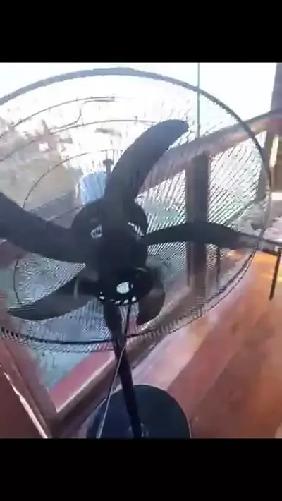 foto de Ventilador De Coluna Wap Rajada Pro 60 5 Pás Bivolt Preto 55cm