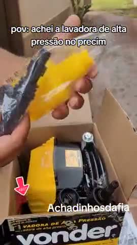 vídeo do produto