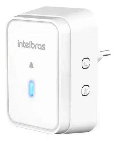 foto de Campainha Sem Fio Cib 101 Intelbras Alcance Até 100 Metros