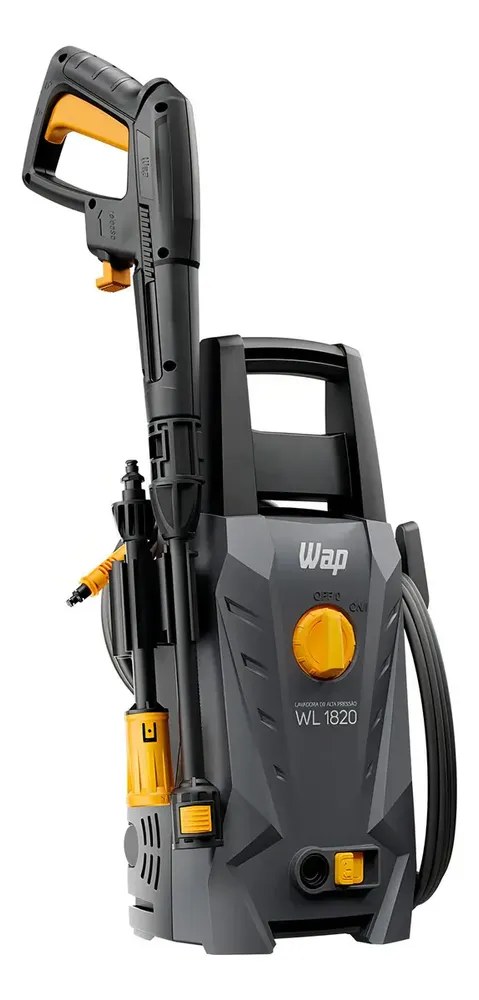 Lavadora de Alta Pressão WAP WL 1820 com Stop Total, Jato Leque e Concentrado