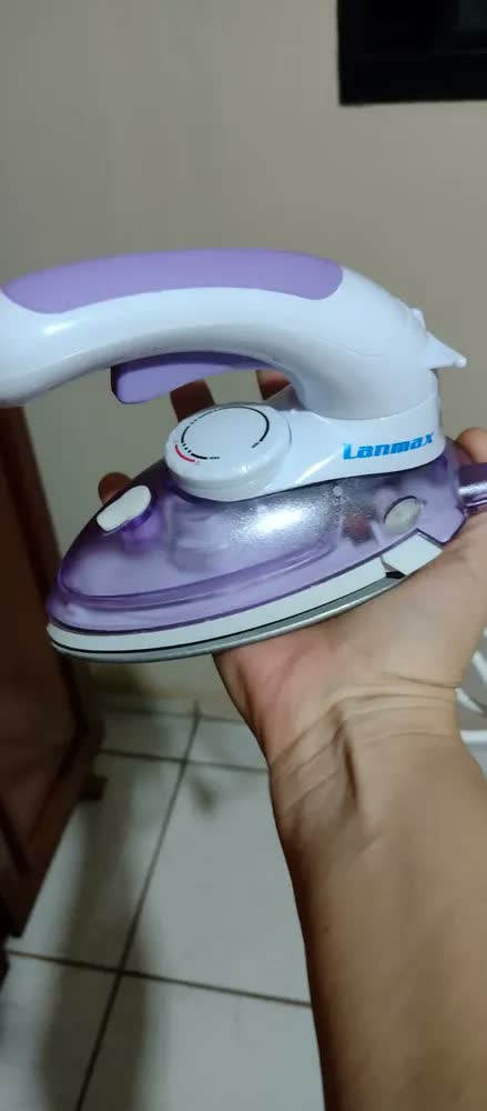 foto de Ferro de Passar a Vapor Lanmax LM-716 Viagem Roxo