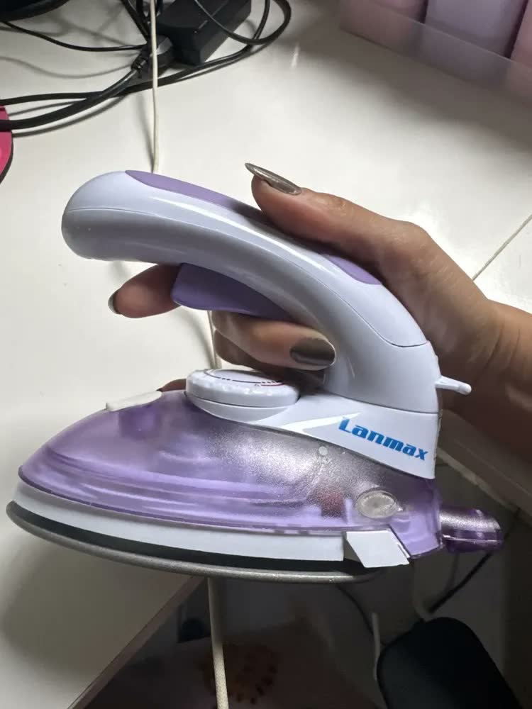foto de Ferro de Passar a Vapor Lanmax LM-716 Viagem Roxo