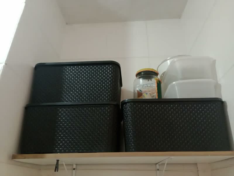 foto de Kit C/ 3 Cesto Caixa Organizadora Rattan Grande - 20 Litros