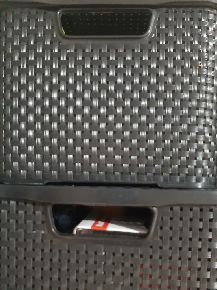 foto de Kit C/ 3 Cesto Caixa Organizadora Rattan Grande - 20 Litros