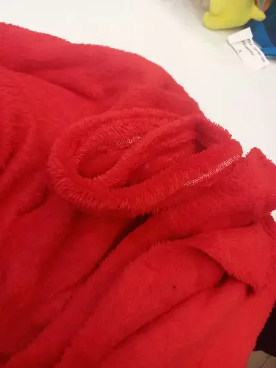 foto de Cobertor Life Tex II Casal Microfibra Vermelho Liso 200x180cm