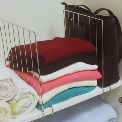 foto de Organizador Tela Divisória Divisor Prateleira Armário Closet 2100