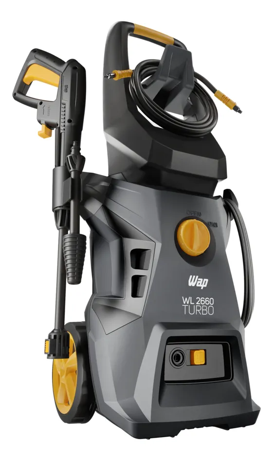 Lavadora de Alta Pressão WAP WL 2660 Turbo com Aplicador de Detergente e Agulha Desobstruidora