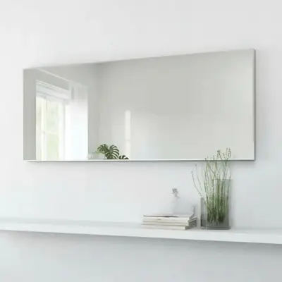 foto de Quadro Espelho Grande Horizontal Sala Copa Cozinha 170x60 Cm