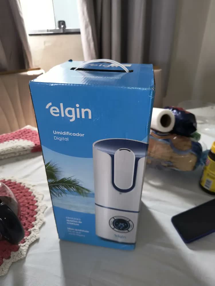 foto de Umidificador Digital 2,5 Litros Ultrasônico Elgin -