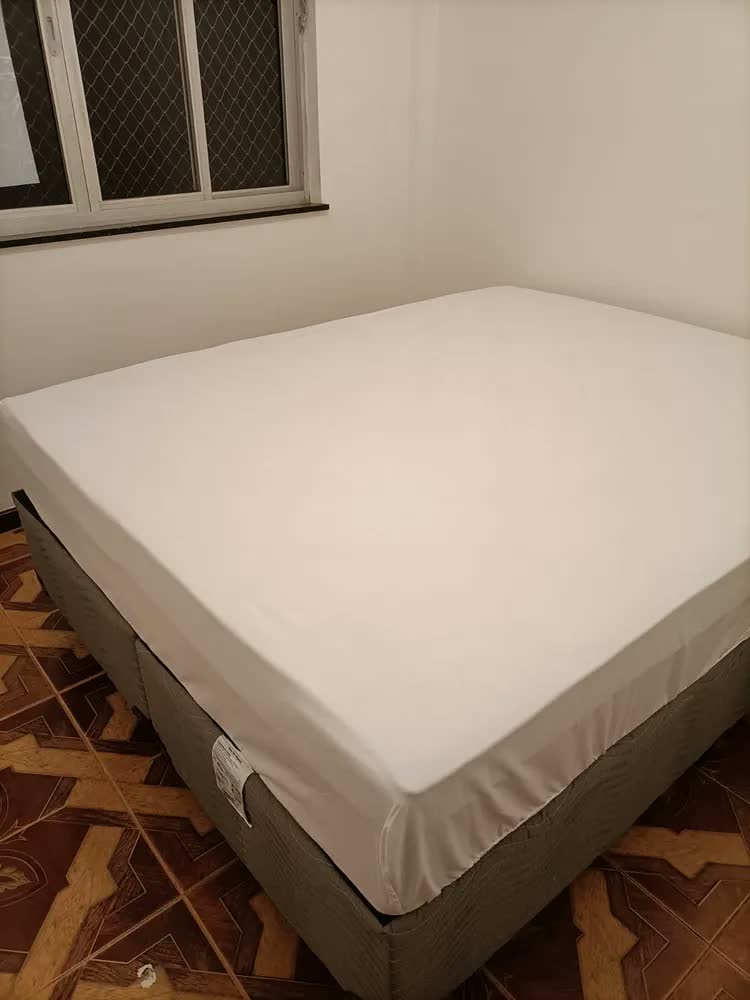 foto de Jogo de Cama Queen 4 Peças 400 Fios Algodão Branco Vilma Enxovais