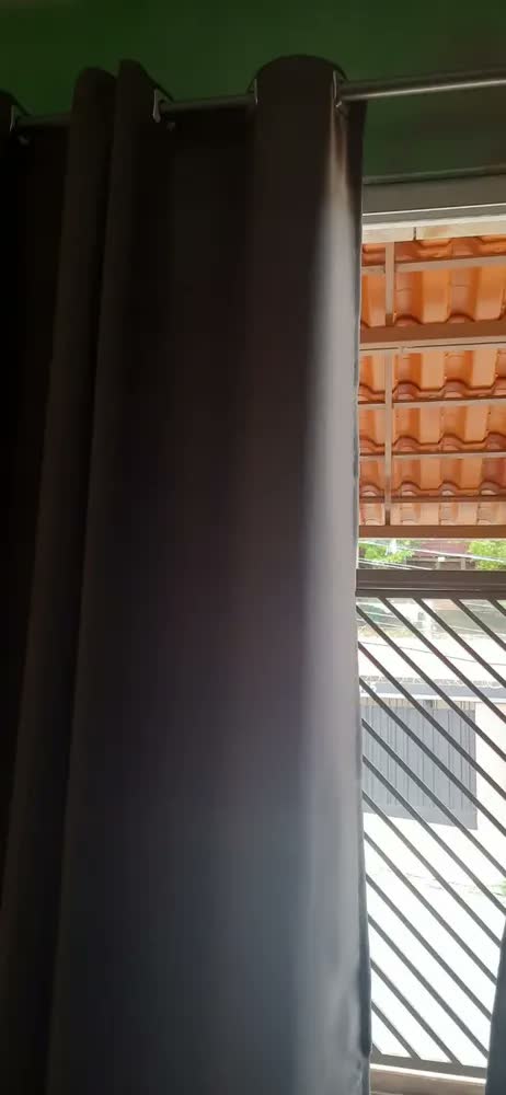 foto de Cortina Blackout Grande Para Sala 3,00 X 2,20 Em Tecido Luxo