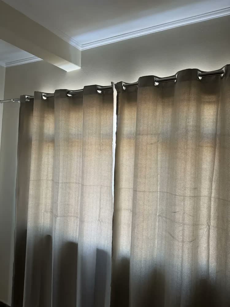 foto de Cortina Blackout Grande Para Sala 3,00 X 2,20 Em Tecido Luxo