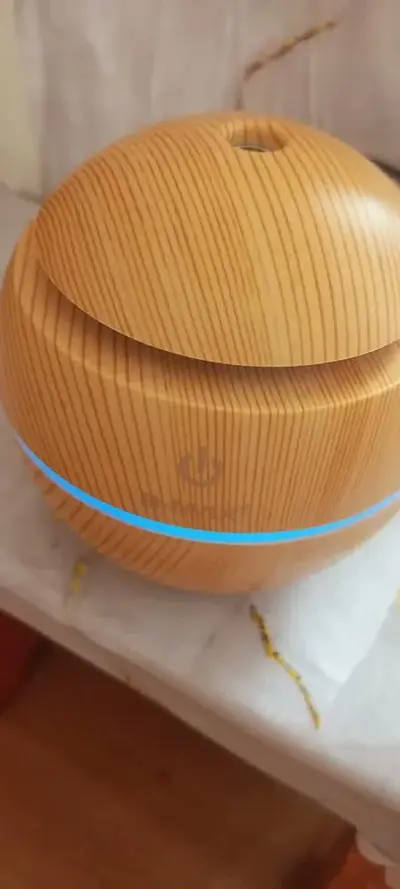 foto de Umidificador e Difusor de Aromas Luatek Marrom-Claro USB Portátil