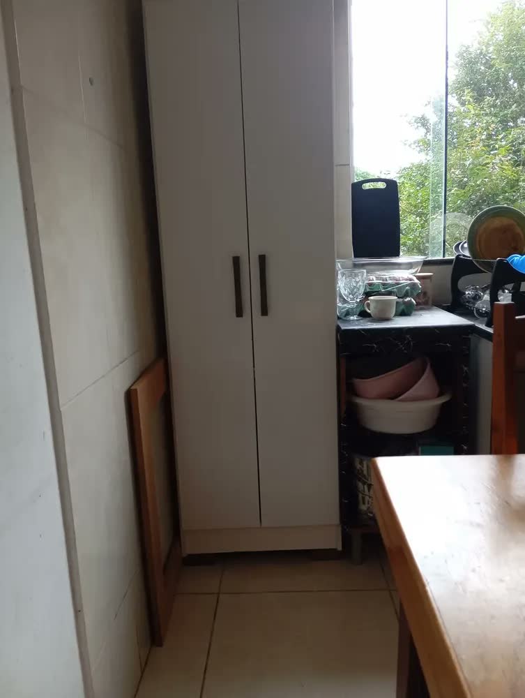 foto de Cômoda Sapateira Espelho Siena Móveis Branco 3 Gavetas 2 Portas