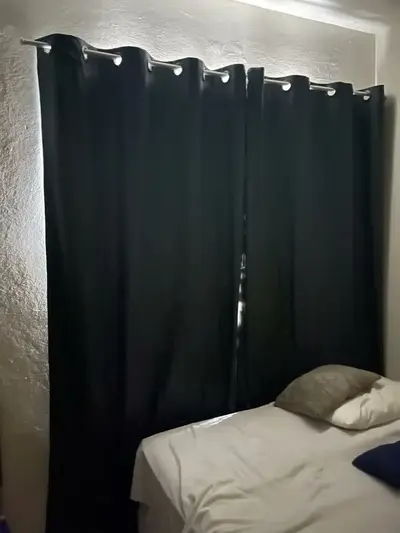 foto de Cortina Blackout 100% 2,80x2,30 Corta Luz Sala Quarto