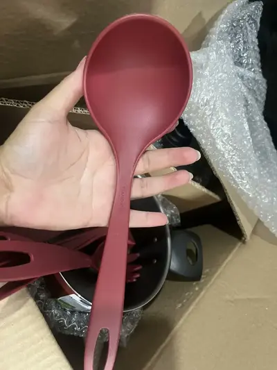 foto de Jogo Panelas 12 Peças Antiaderente Alumínio Turim Tramontina Cor Vermelho