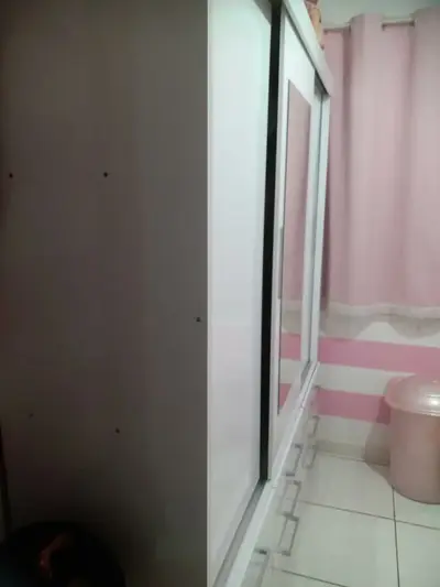 foto de Guarda Roupa Casal Capri 3 Portas Correr 9 Gav C/ Espelho