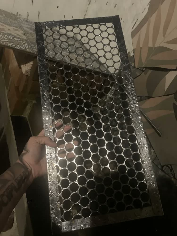 foto de Grelha Descanso Inox Churrasqueira Pré Moldada Todas Medidas