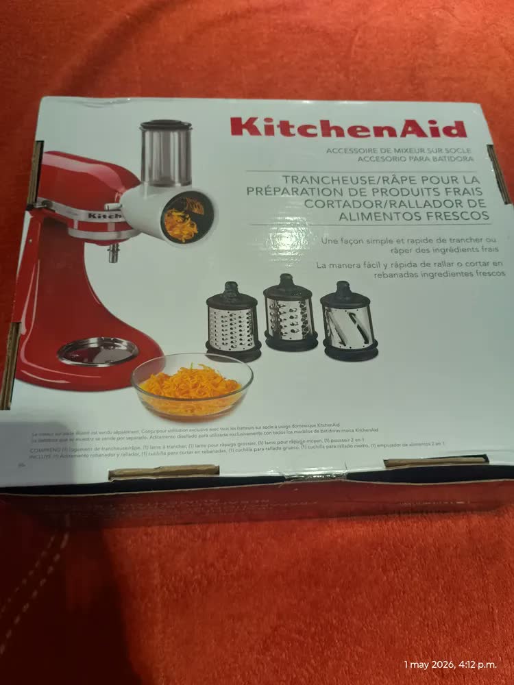 foto de Batedeira Planetária Kitchenaid Black Matte 4.8l Kea30cp Artisan