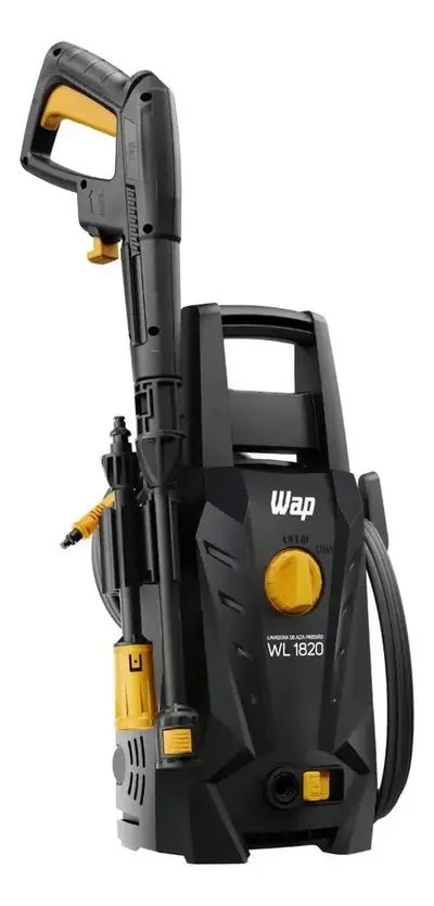 foto de Desobstruidora Lavadora Alta Pressão Wap Wl 1820 Black Cor Preto Frequência 60Hz