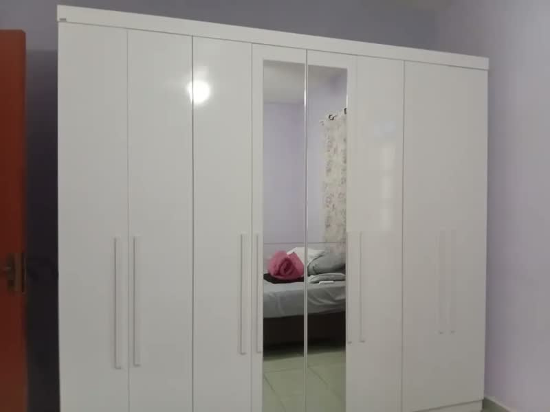 foto de Guarda-roupa Santos Andirá Master Master New Cor Jatobá/grafite Com 8 Portas