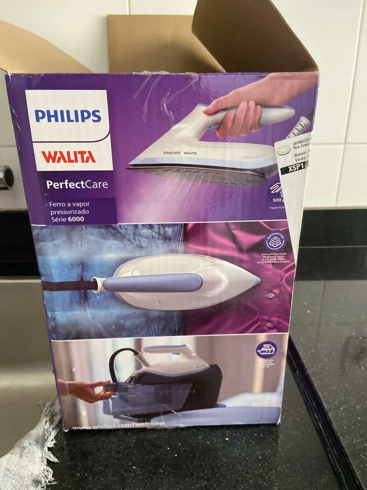 foto de Ferro De Passar Perfectcare Philips Walita Azul - Psg6026