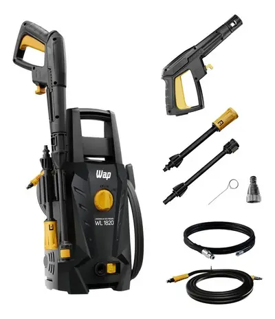 foto de Desobstruidora De Alta Pressão Wl 1820 Black Ultra Com Jato Regulável 330l/h 1500psi 1400w