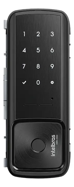 Fechadura Digital Mfr 4000 Inteligente P/ Porta De Vidro