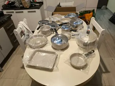 foto de Conjunto Panelas 17 Peças Antiaderente Brinde Panela Pressão