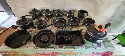 foto de Conjunto Panelas 17 Peças Antiaderente Brinde Panela Pressão
