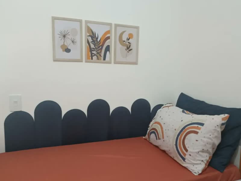 foto de Quadro Decorativo Terracota Boho Folhas Sala Quarto Casal