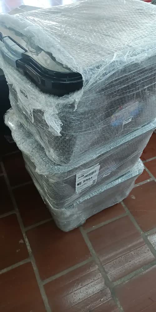foto de Caixa Organizadora Preta 56 Litros Com Travas Pp Uninjet Tfb