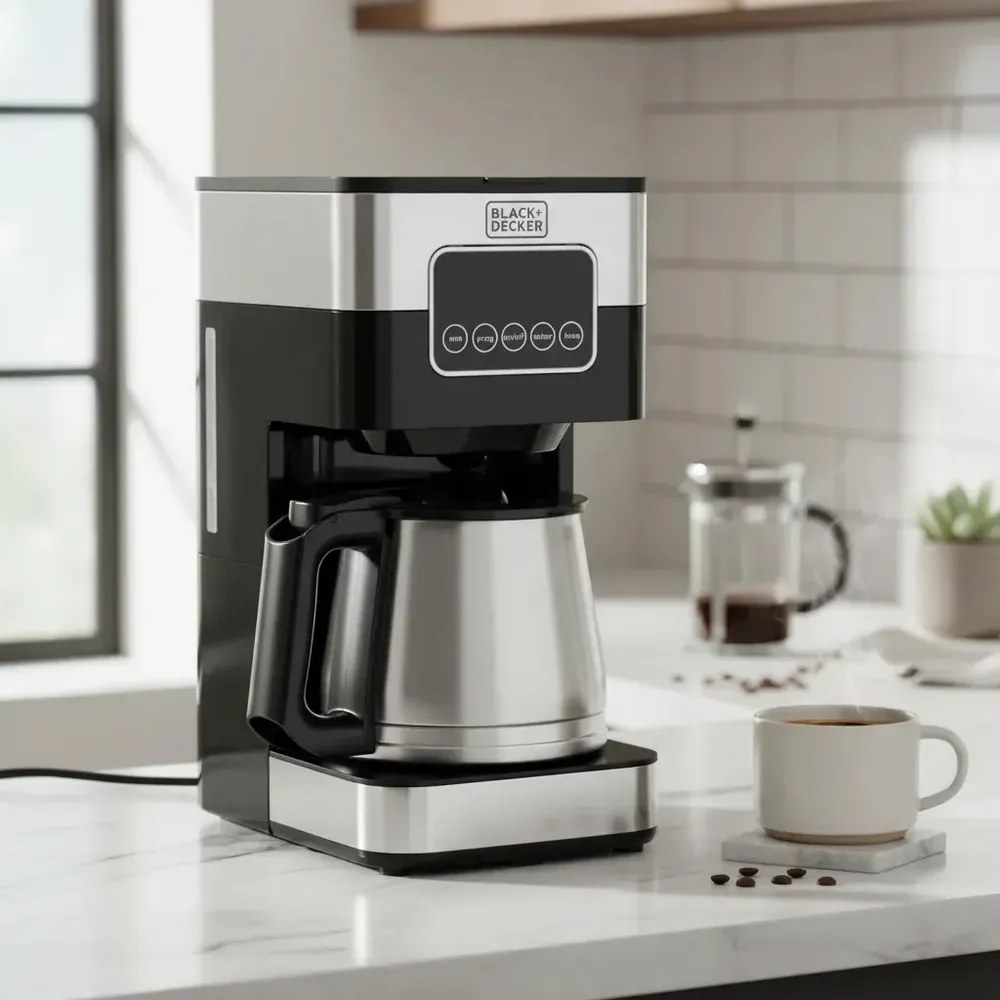 Cafeteira Elétrica em Inox Black+Decker Capacidade 1,5 L CM350G 127