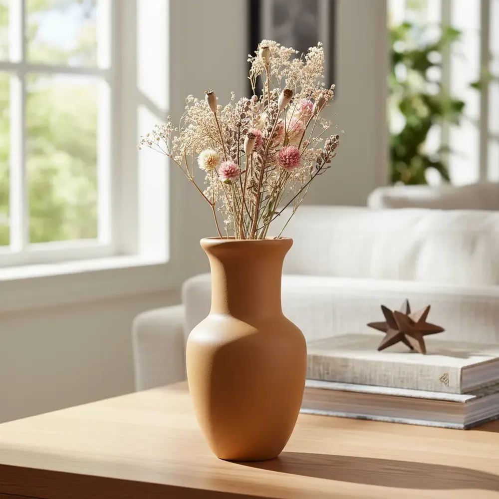 foto de Vaso De Mesa Decorativo Enfeite De Sala Cozinha Moderno