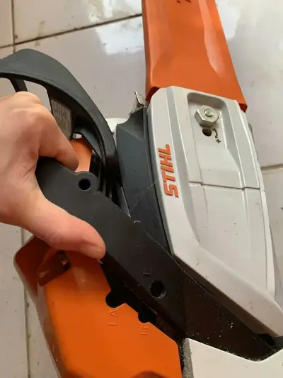 foto de Motosserra gasolina Stihl MS 182 35,8cc 1,6 Kw profissional cor laranja