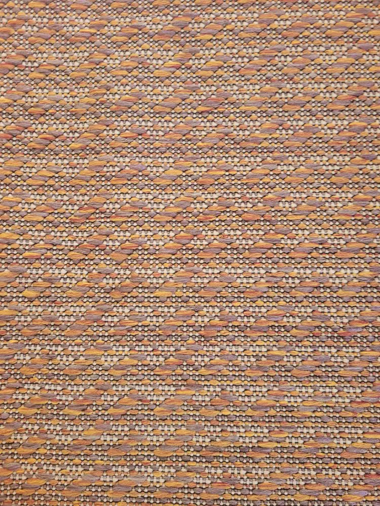 foto de Tapete Sala Não Escorrega Sisal 2,00x1,50 Limpa Fácil cor bege-marrom