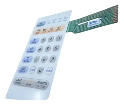 foto de Membrana Teclado Microondas Electrolux Me18s | Flat Direito