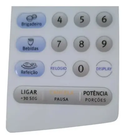 foto de Membrana Teclado Microondas Electrolux Me18s | Flat Direito