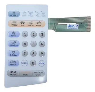foto de Membrana Teclado Microondas Electrolux Me18s | Flat Direito