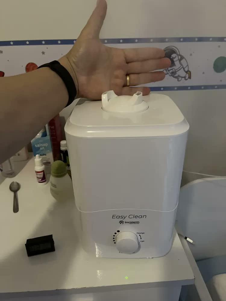 foto de Umidificador De Ar Ultrassônico 3l Branco Bivolt Incoterm