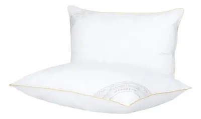 foto de Kit Travesseiro 50x70cm Buddemeyer Toque de Pluma Algodão Branco 2 peças