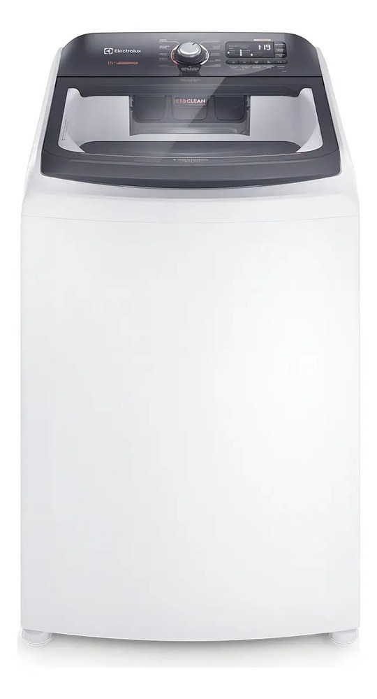 Máquina de Lavar 15kg Electrolux Premium Care com Cesto Inox, Jet&Clean e Time Control LEC15