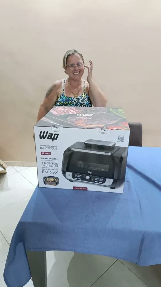 foto de Air Fryer Wap Barbecue Digital 10l Prosdocimo 1800w