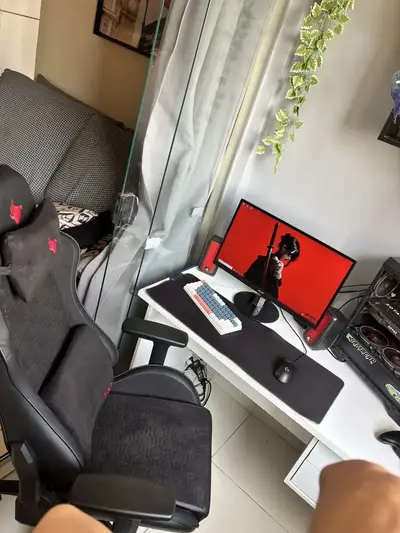 foto de Cadeira Gamer Pichau Donek Pro, Preto E Vermelho